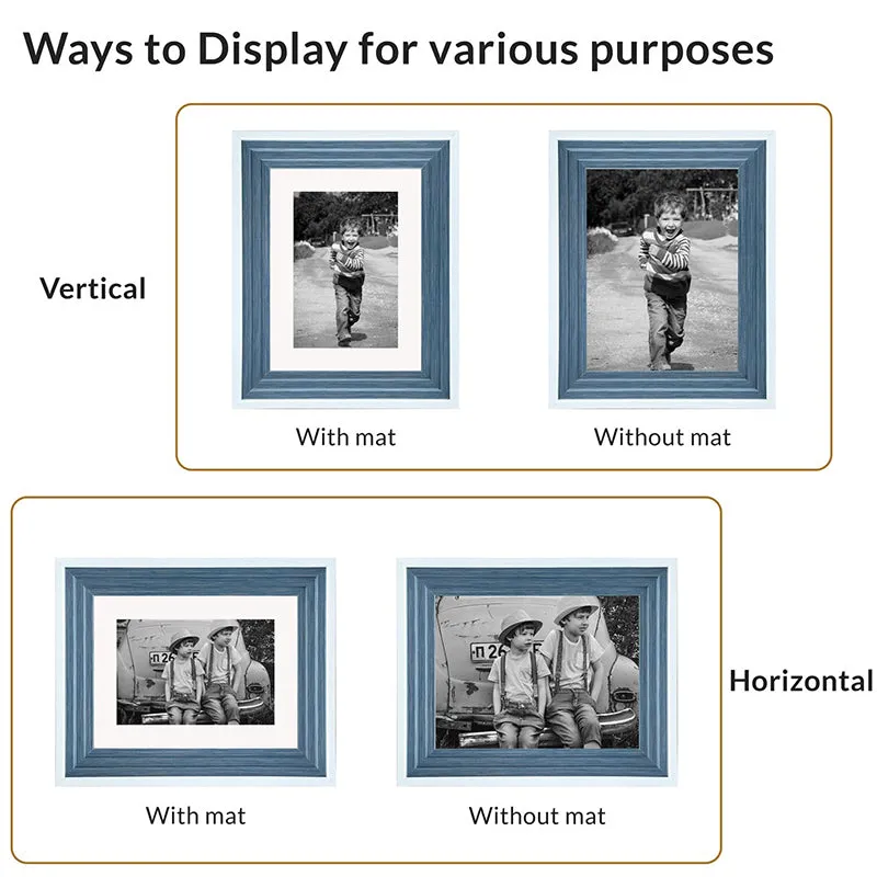 Timberline Nova Photo Frame (Blue) - Set Of Four media 5