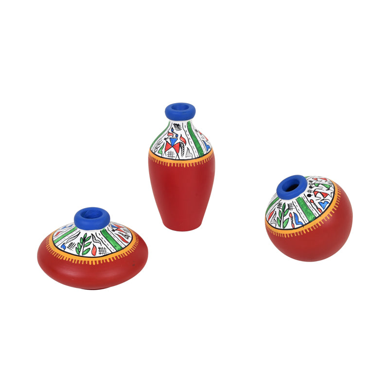 Terracotta Trot Vase - Set Of Three media 5