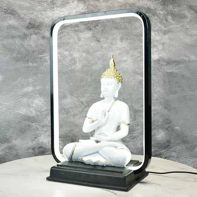 Blessing Buddha Resin Showpiece media 4