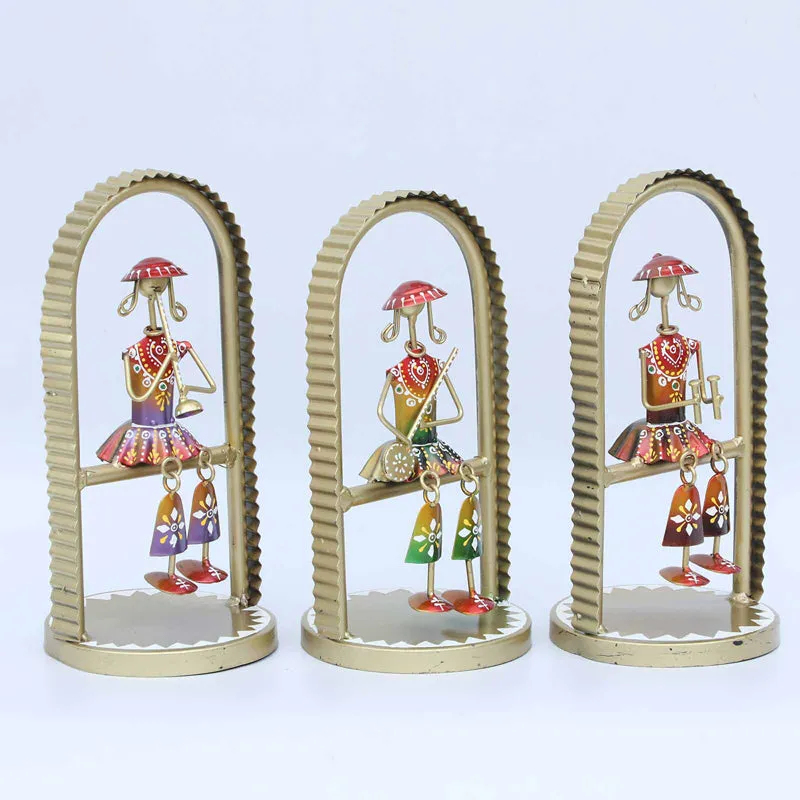Tribal Artists Showpiece - Set Of Three media 4