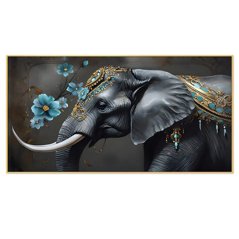 Hasthi Wall Painting With Frame media 4