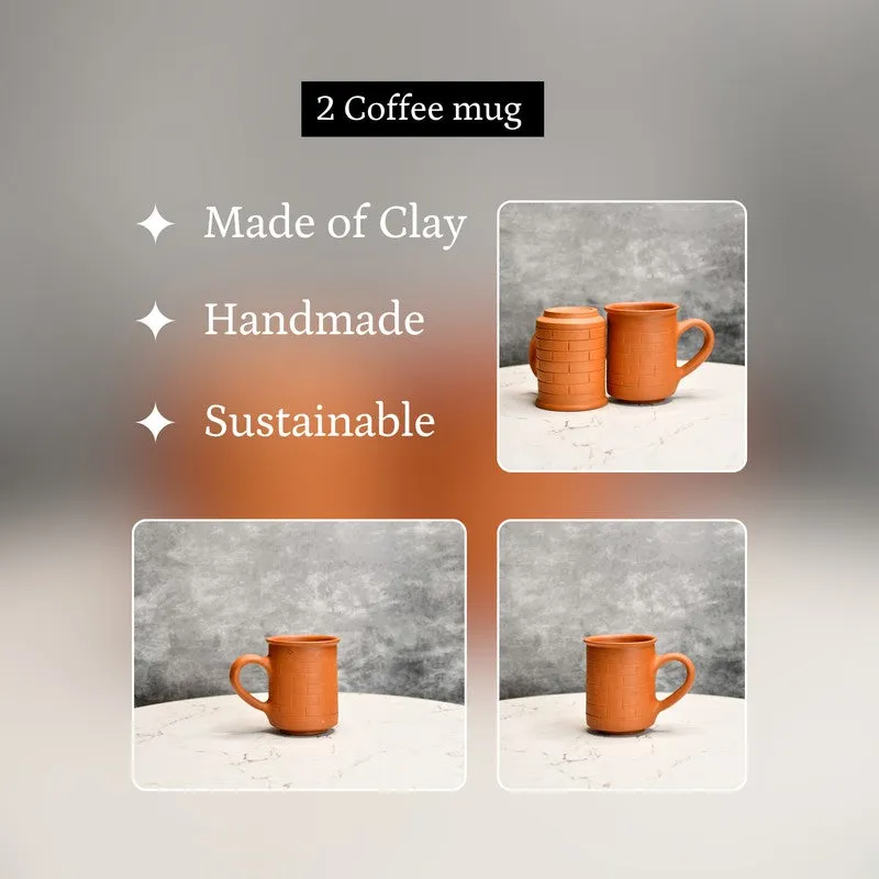 Sienna Terracotta Coffee Mug (440 mL Each) - Set Of Two media 7