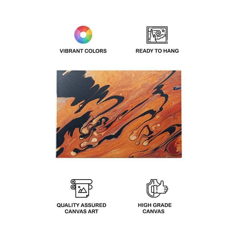 Abstract Embrace Canvas Wall Painting - Gallery Wrap media 4