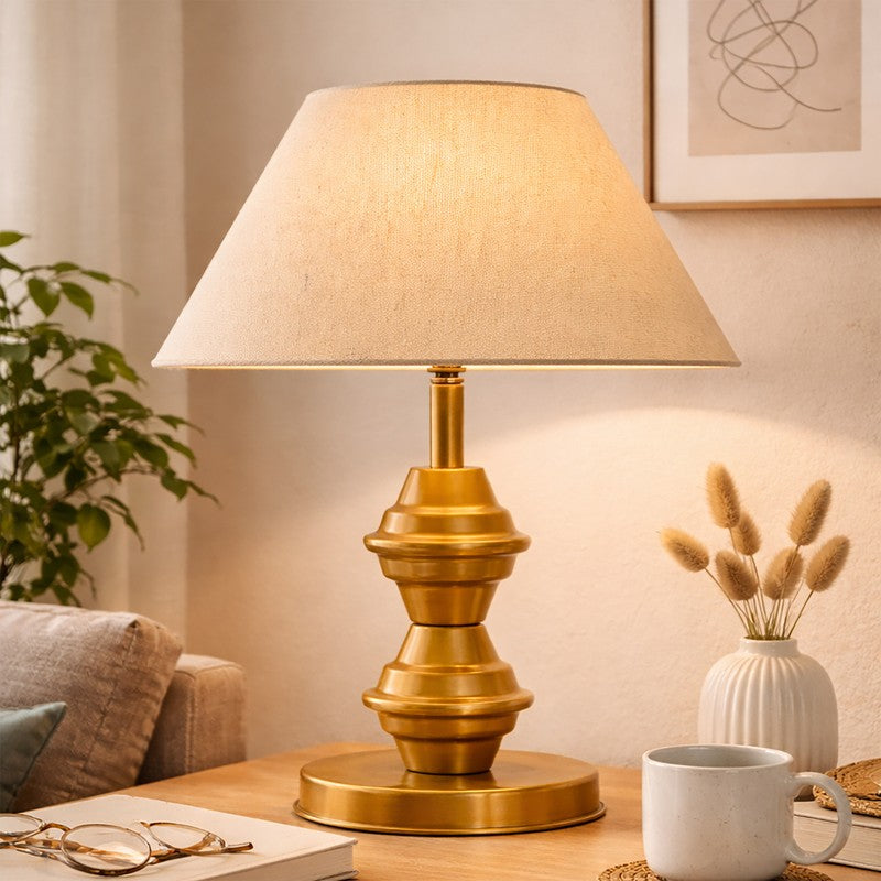 PureVista Metal Table Lamp - Beige