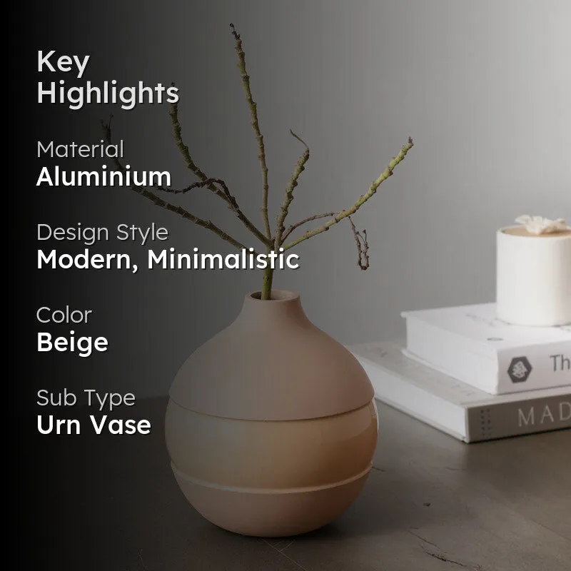 Daino Enamel Vase - Peach media 2