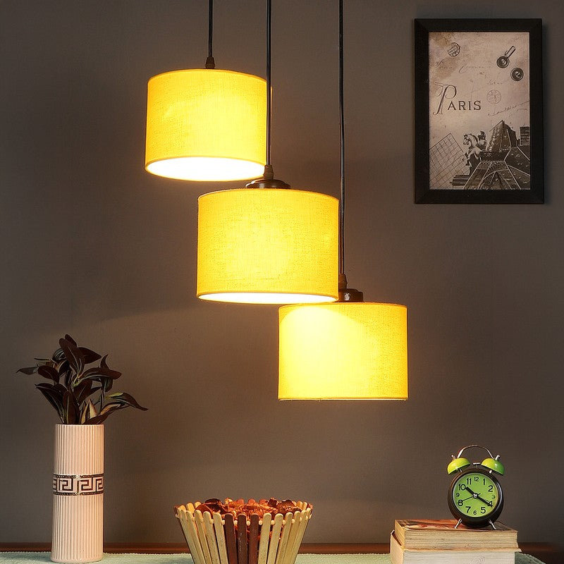 Lumera Drift Metal Ceiling Lamp - Yellow media 2
