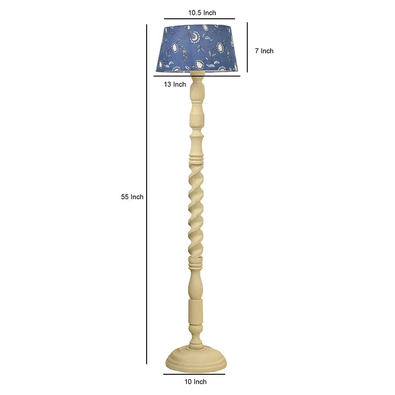Stilda Prism Bleu Floor Lamp media 5
