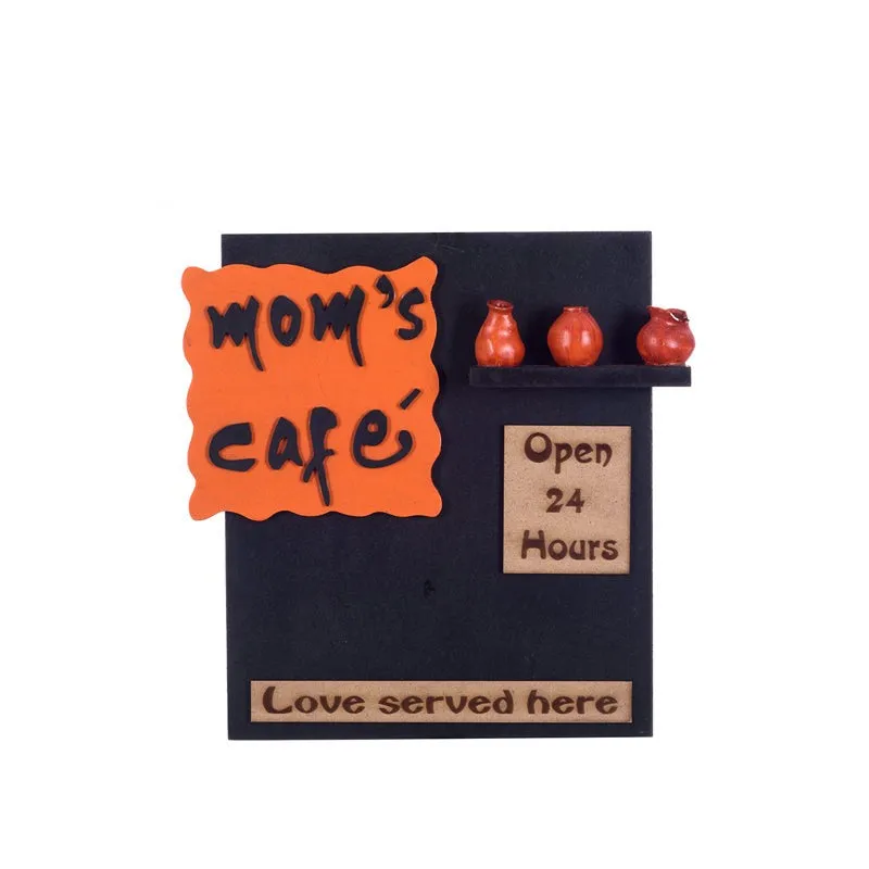 Mom's Cafe Wooden Wall Accent media 3