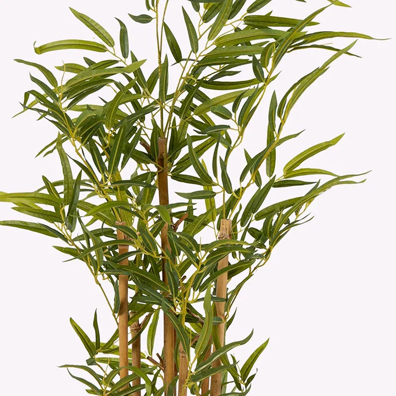 Bombillo Artificial Golden Bamboo With Black Plastic Pot - 3 Feet media 6