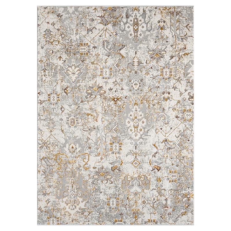 Oviya Carpet - Grey & Carmel