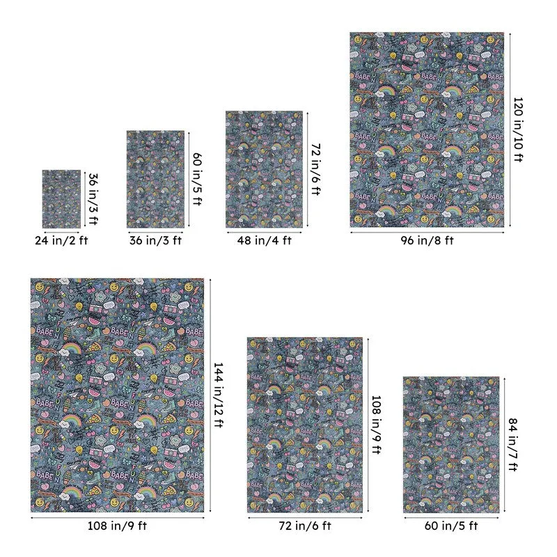Nuvra Rainbow Anti-Skid Carpet media 10