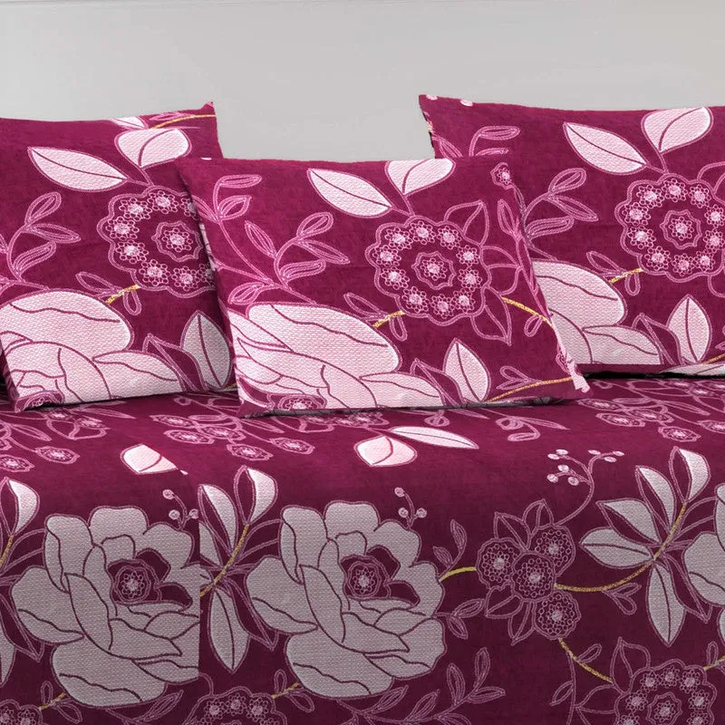 Petalya Printed Diwan Set - Six Piece Set media 4