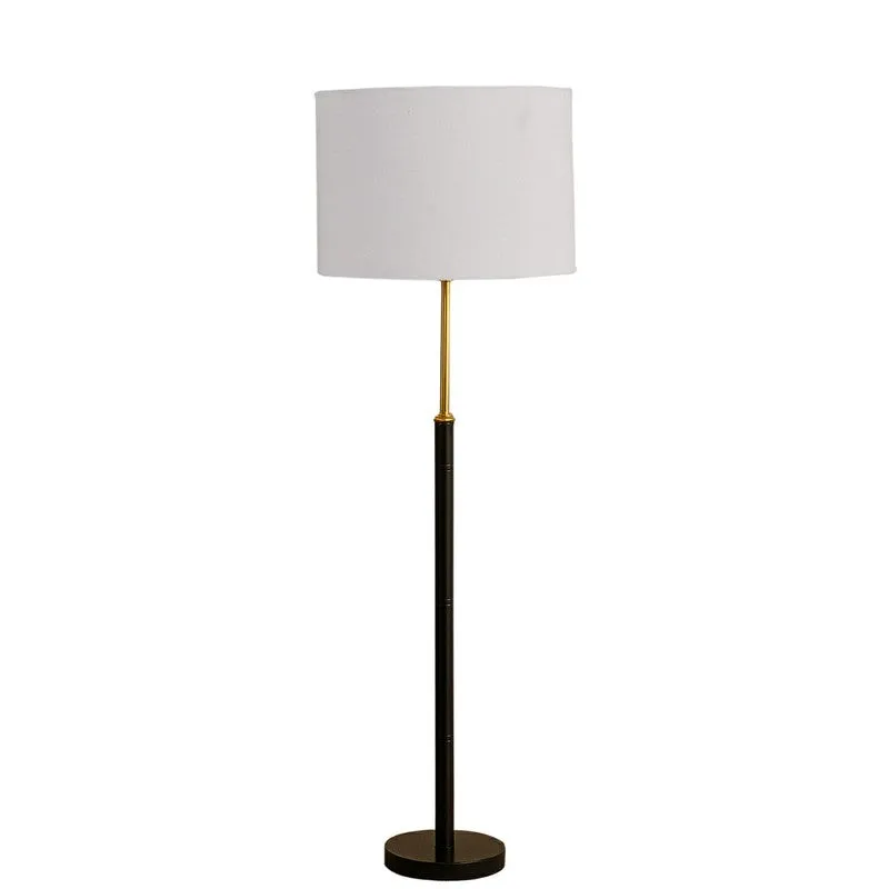 Nordic Glow Wooden Floor Lamp - Grey media 5
