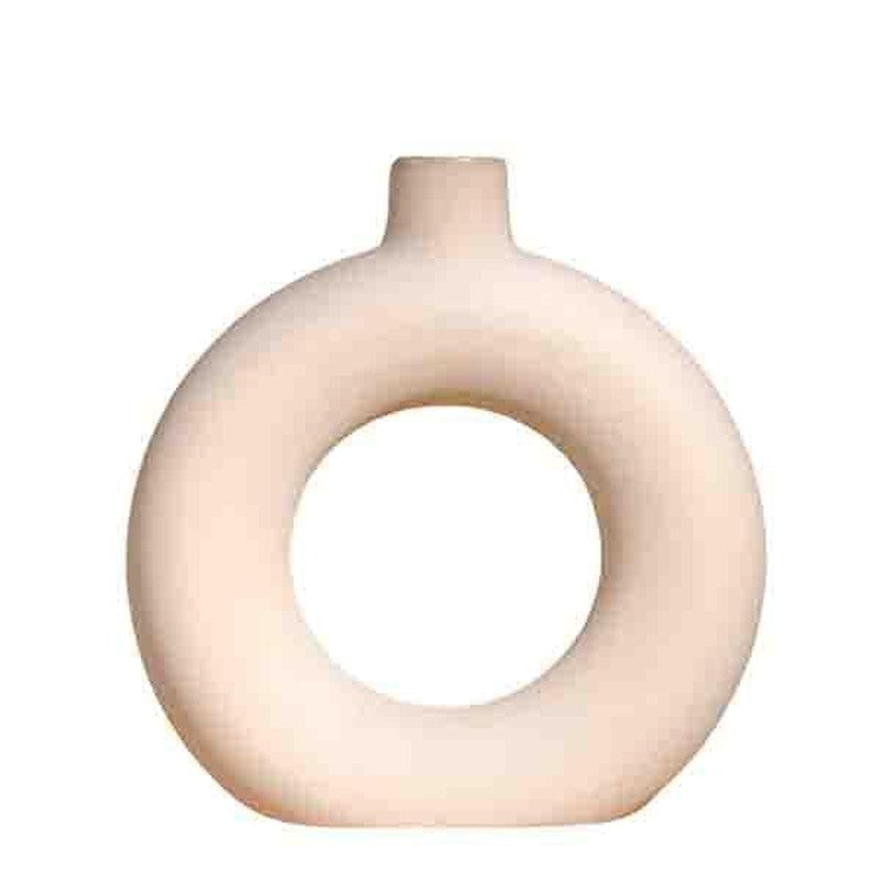 Boho Donut Vase - Powder Pink media 4