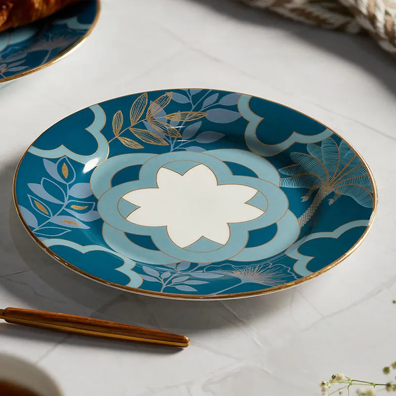 India Circus Blanche Bone China Quarter Plate media 1