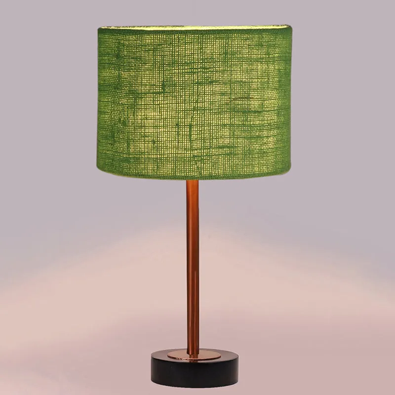 Sienna I Rodin Wooden Table Lamp - Green,Copper,Black media 5