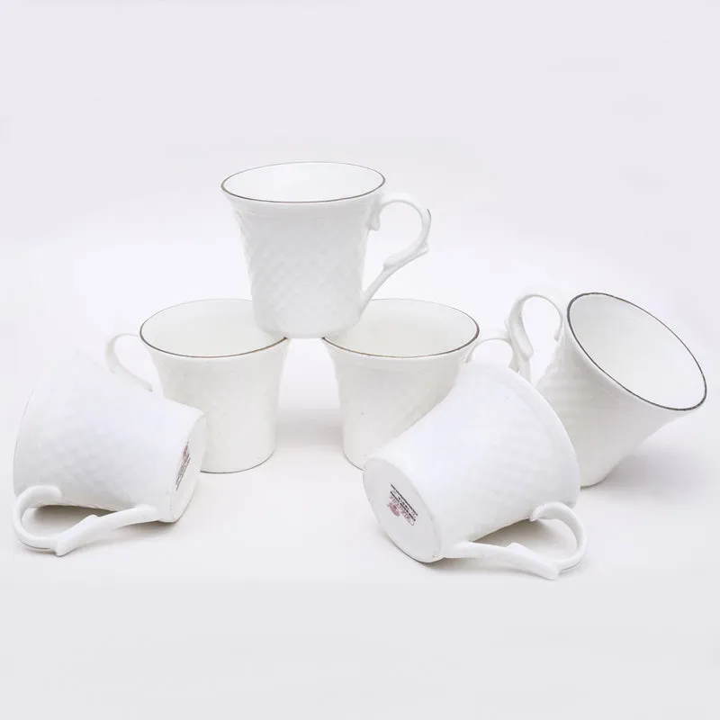 Nova Bone China Tea Cup (175 mL Each) - Set of Six media 3