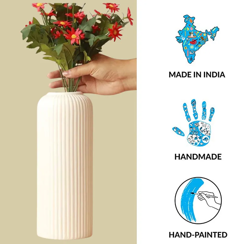 Ceramiq Luxe Ceramic Vase - Light Green media 3