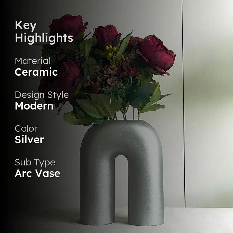 Ziska U Vase - Silver media 2