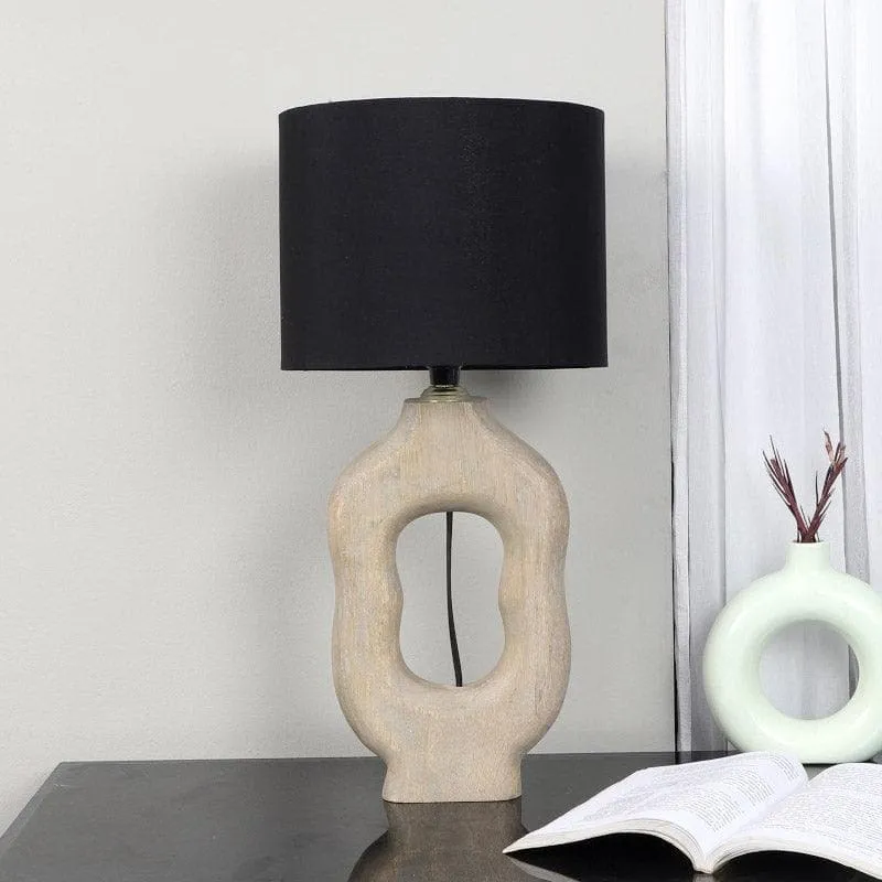 Bisara Tissle Fabric Table Lamp - Black,Grey media 3