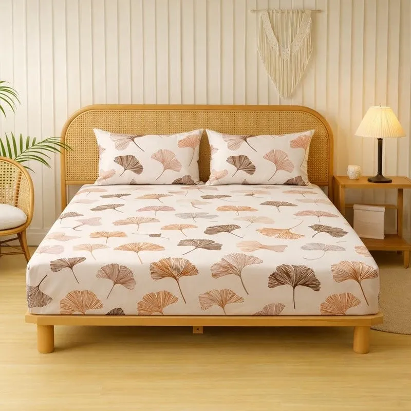 Pastel Bloom Cotton Bedsheet - 300 TC media 3