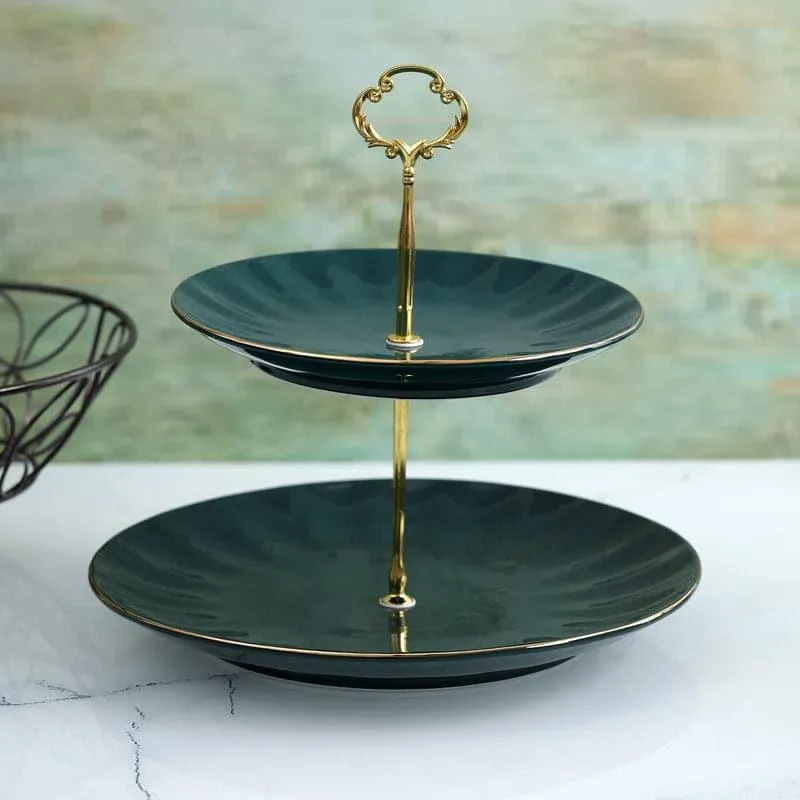 Pisto Cake Stand - Green media 1