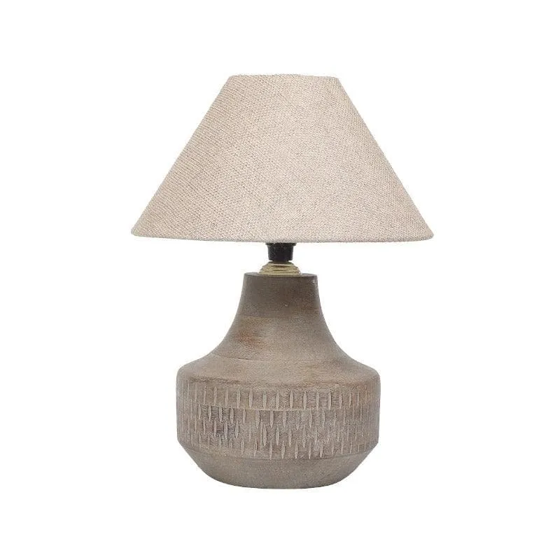 Truda Martha Fabric Table Lamp - White media 4