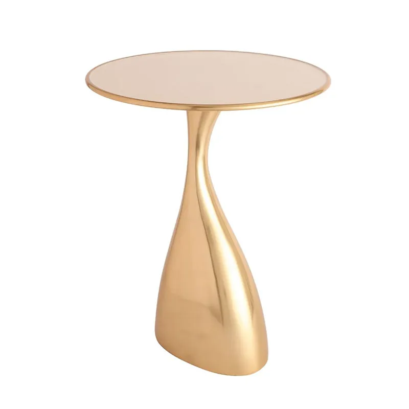 Aelto Side Table  - Gold media 4