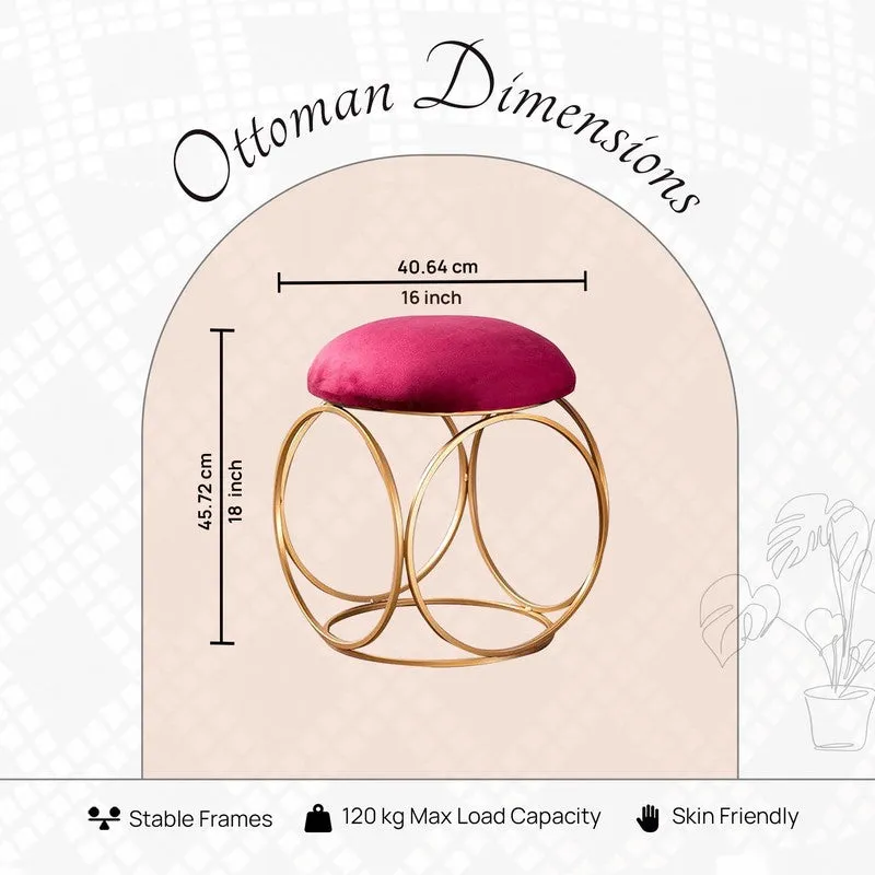 Easy Lounge Ottoman - Pink media 6