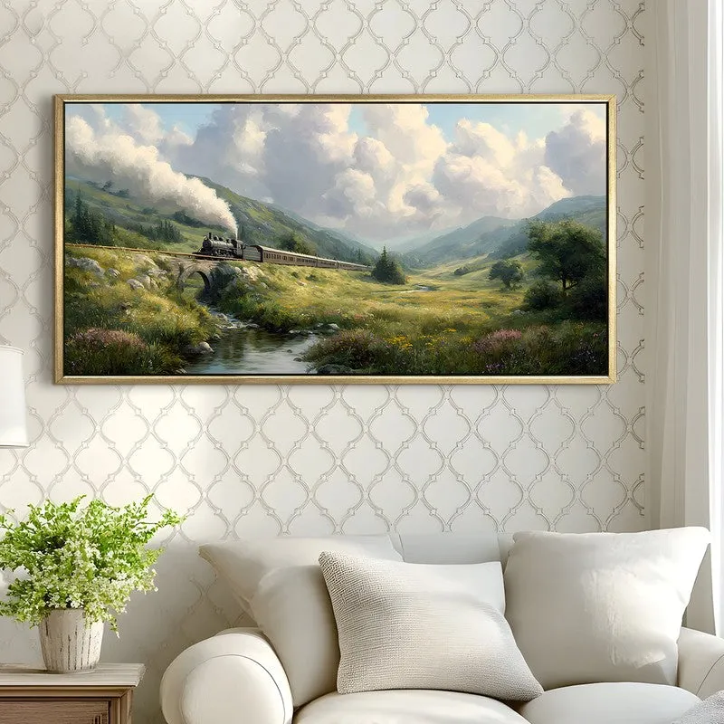 Greenpass Canvas Wall Painting With Frame media 4