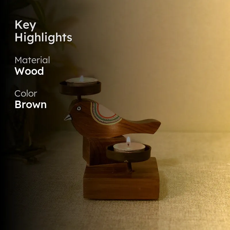 Bird Gaurd Tealight Candle Holder media 2