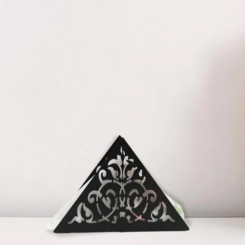 Niha Black Napkin Holder - Set Of Two media 1