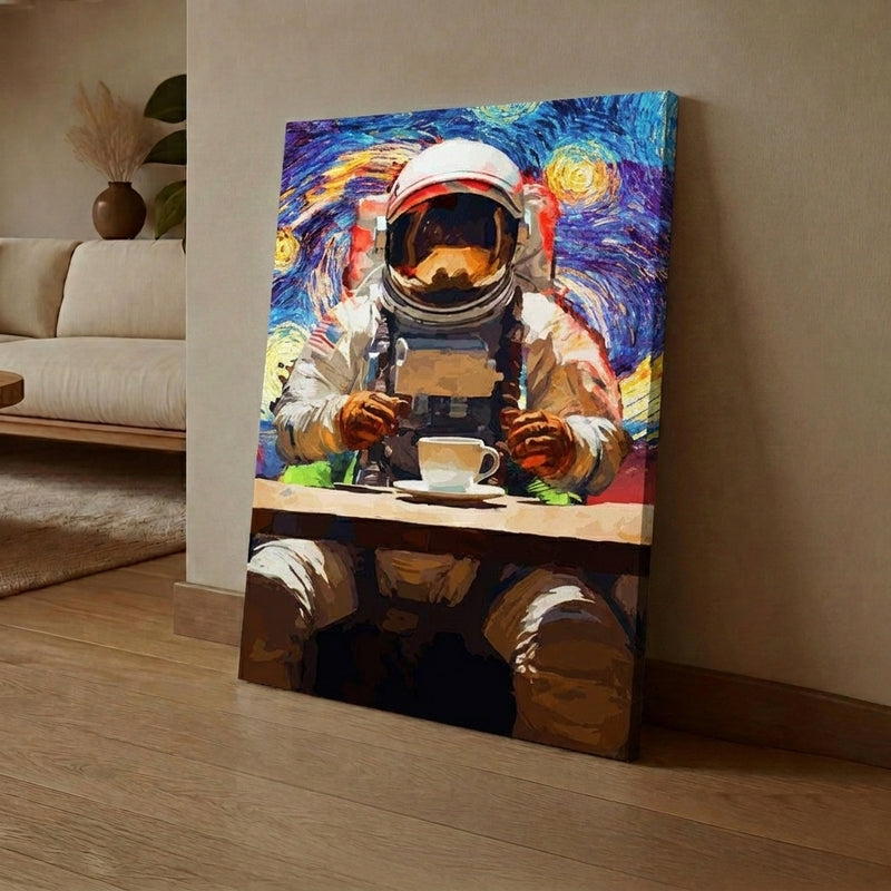 Astro Tea Break Wall Painting