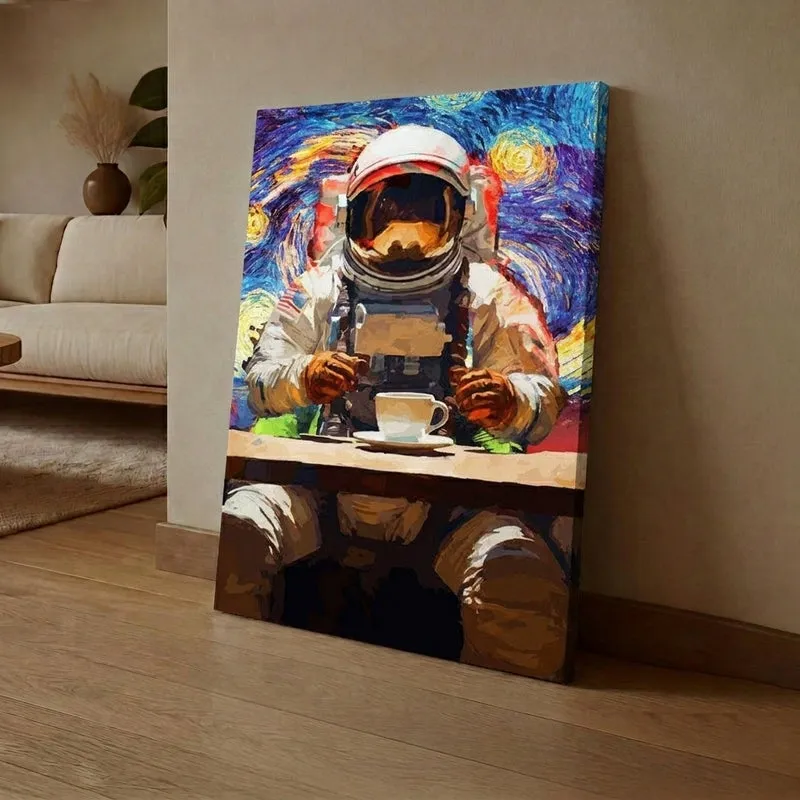 Astro Tea Break Wall Painting media 1