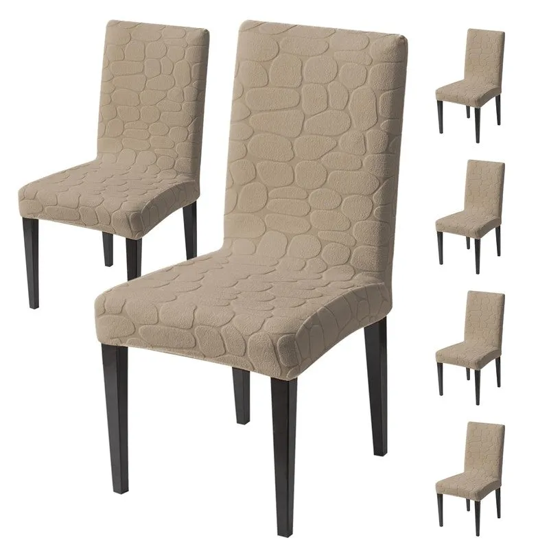 AstraGlow Classic Chair Cover(Beige) - Set Of Six media 4