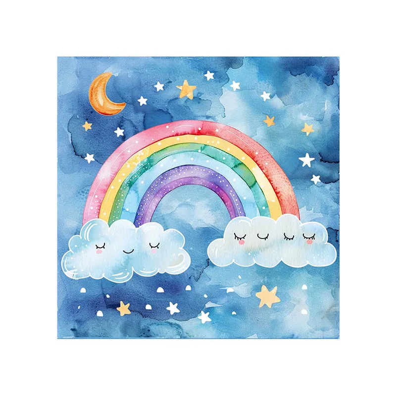 Rainbow Kid Room Wall Painting media 5