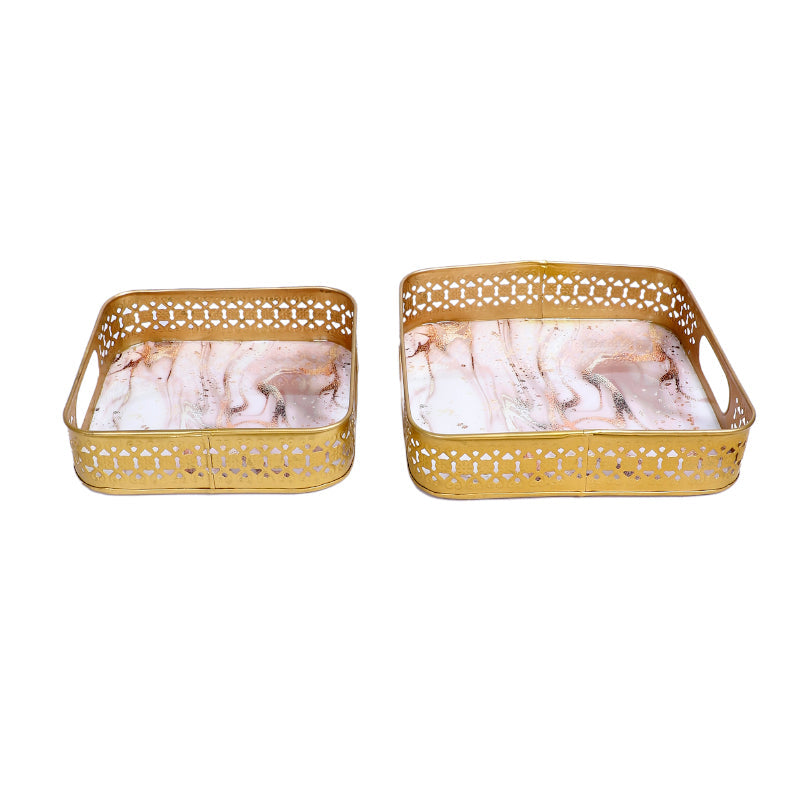 Illusion Chroma Serving Tray - Set Of Two media 4