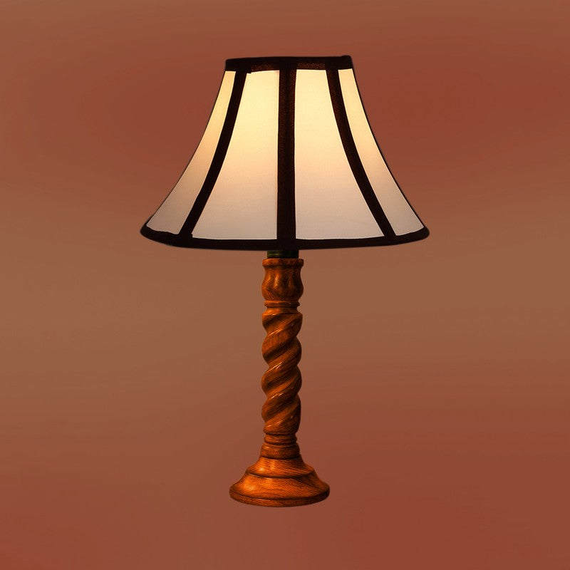 Elvane Lumo Wooden Table Lamp - White media 7