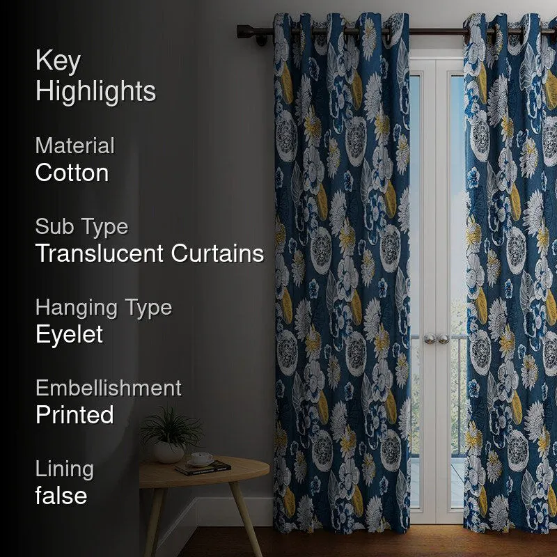 Lama Floral Curtain media 2