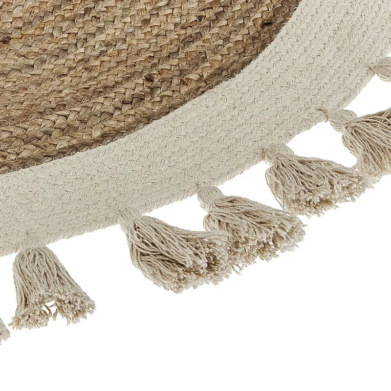 Boho Knot Braided Jute Area Rug media 4