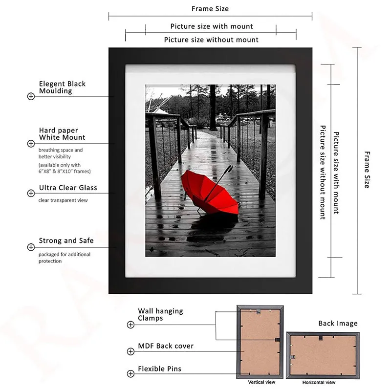 Cortex MDF Photo Frame - Black media 3