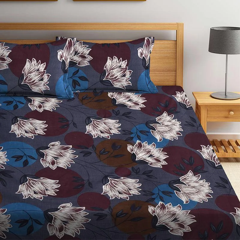 Harley Floral Bedsheet - 150 GSM media 4