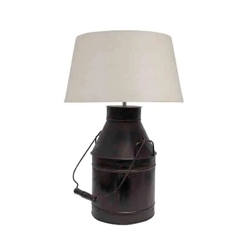 Milkman Fabric Table Lamp - Grey,Black media 3