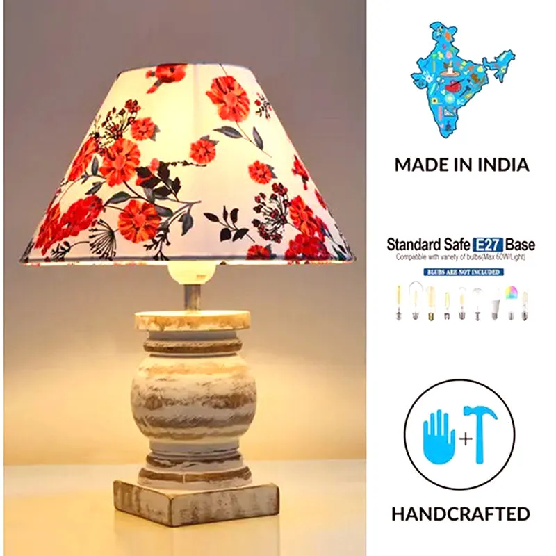 Aliora Nova Fleura Wooden Table Lamp - Multicolor media 4