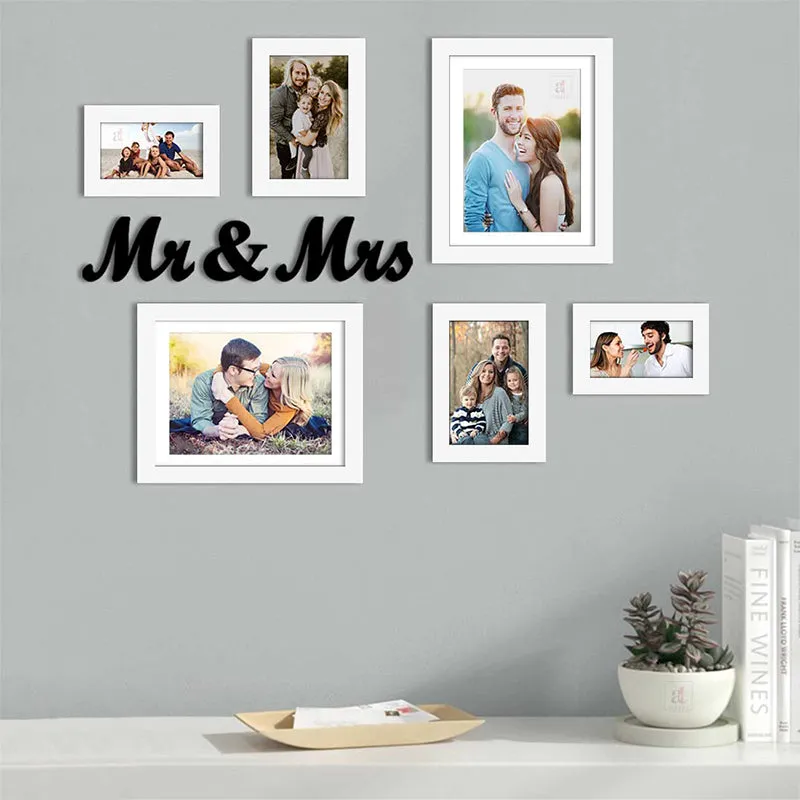 Mr & Mrs Agna Photo Frame - Set Of Six media 1