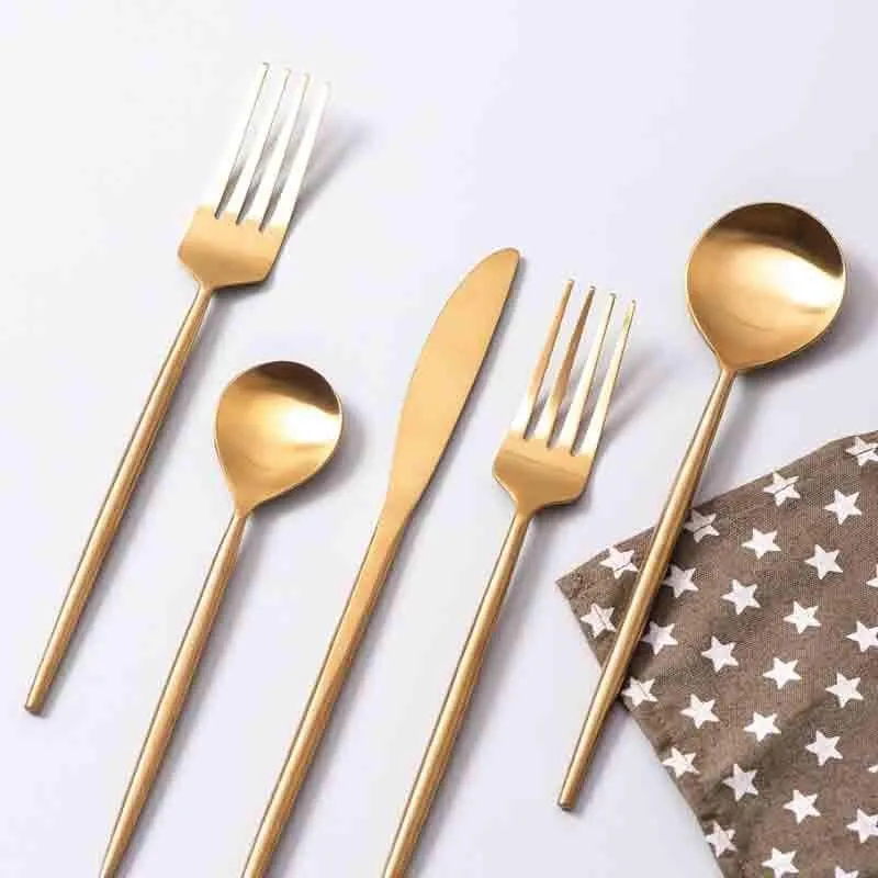 Miaa Cutlery (Gold)- Set Of Five media 1