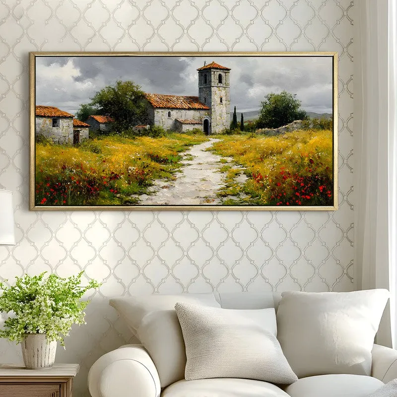Country Light Canvas Wall Painting With Frame media 4