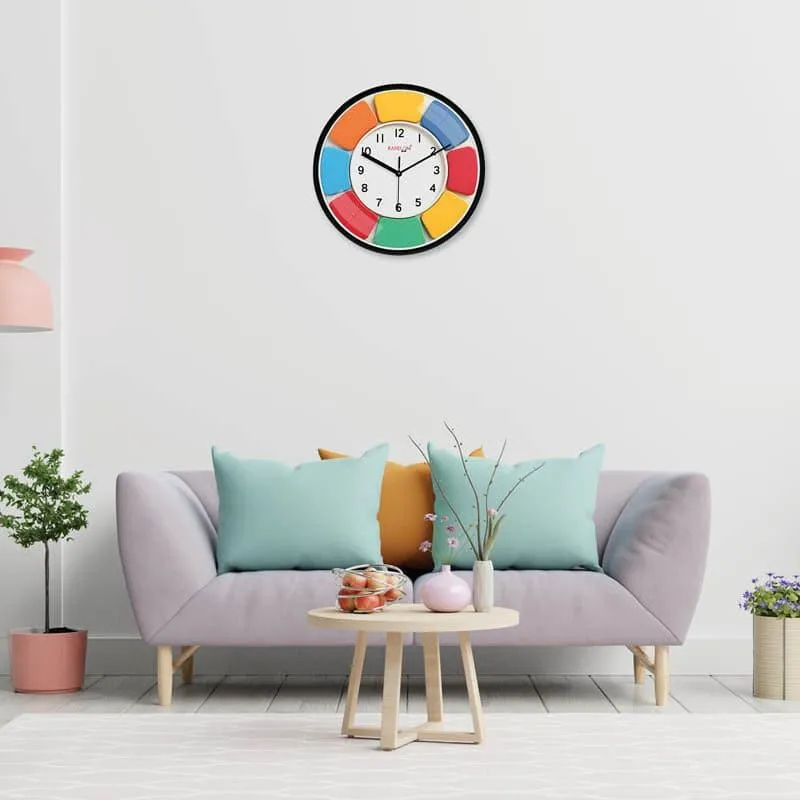 Color Flora Wall Clock media 1