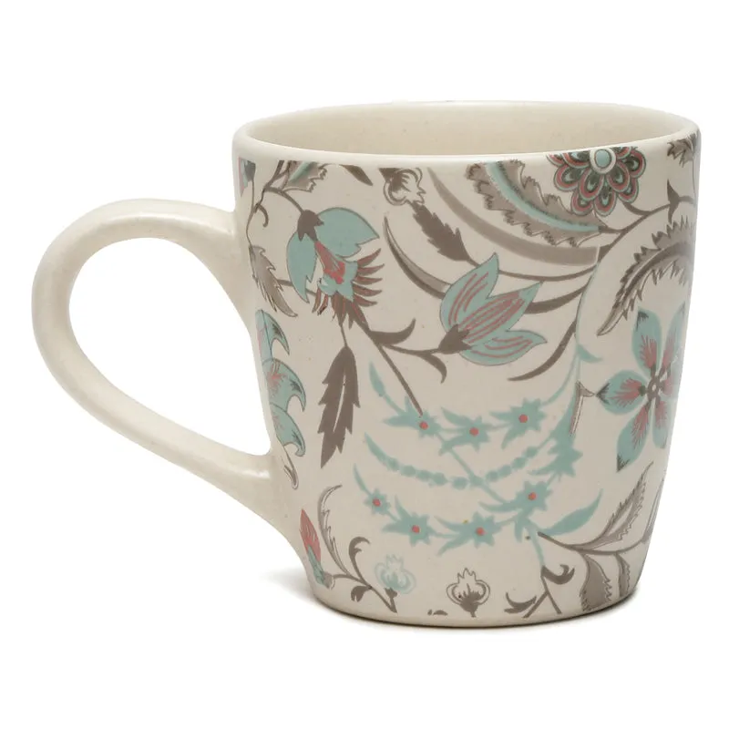 Orchid Stoneware Tea Cup (220 mL Each) - Set Of Six media 5