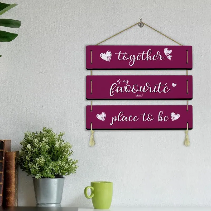 Favorite Place To Be Wooden Wall Accent media 1